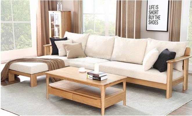 Hình ảnh sofa gỗ cho phòng khách